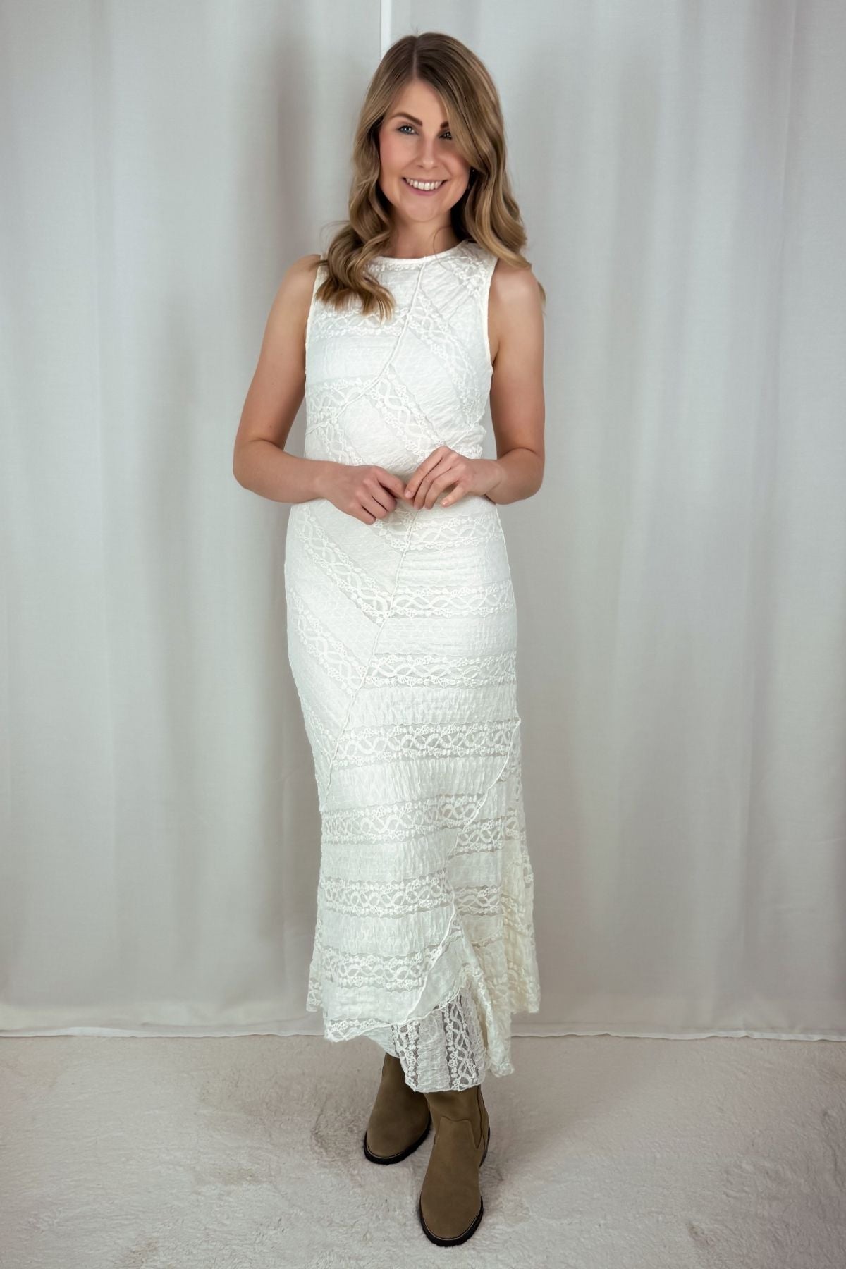 Kleid Lace - weiß
