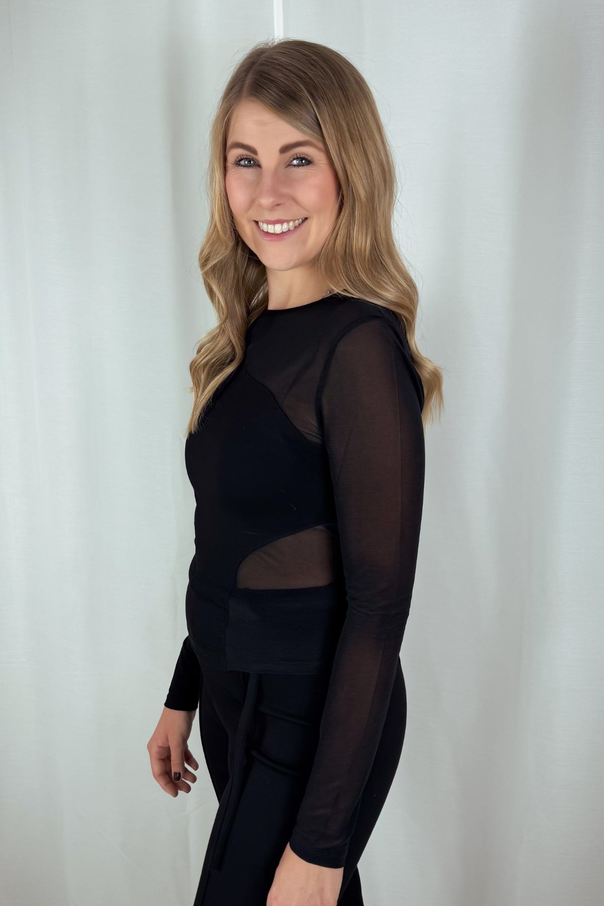 Longsleeve Isabelle - schwarz