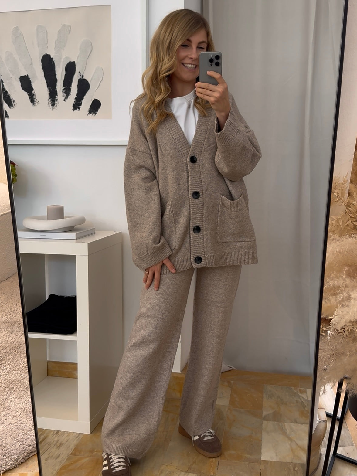 Cardigan Oversize - taupe