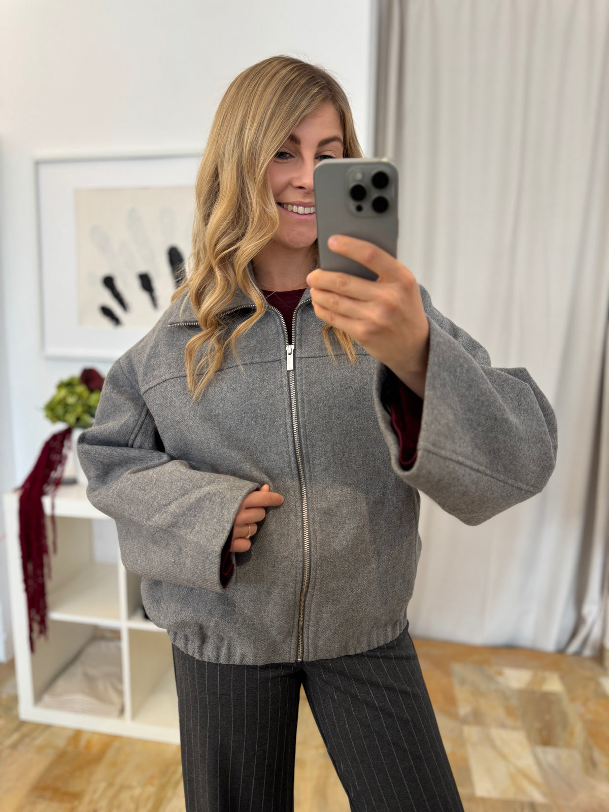 Jacke Brodey - grau