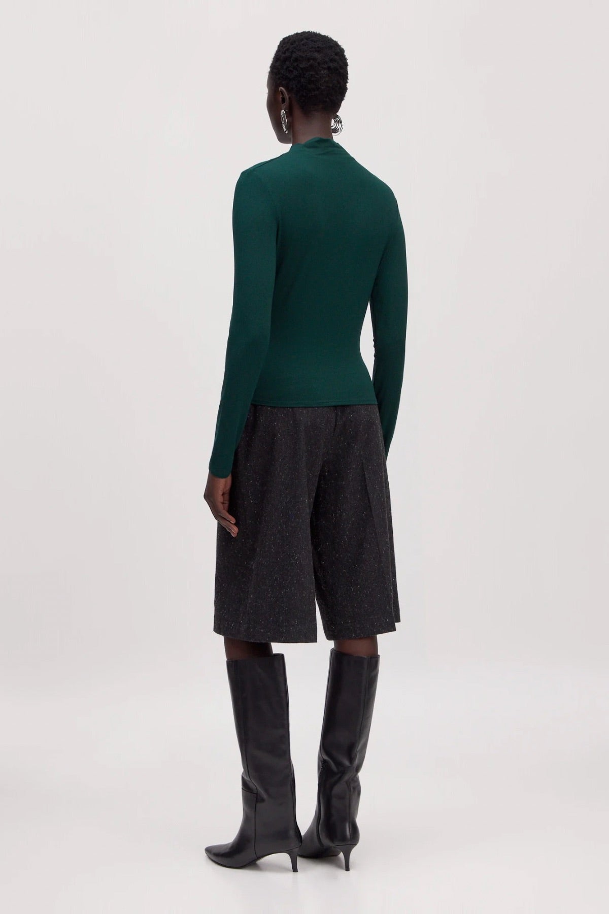 Lognsleeve Faye - dunkelgrün