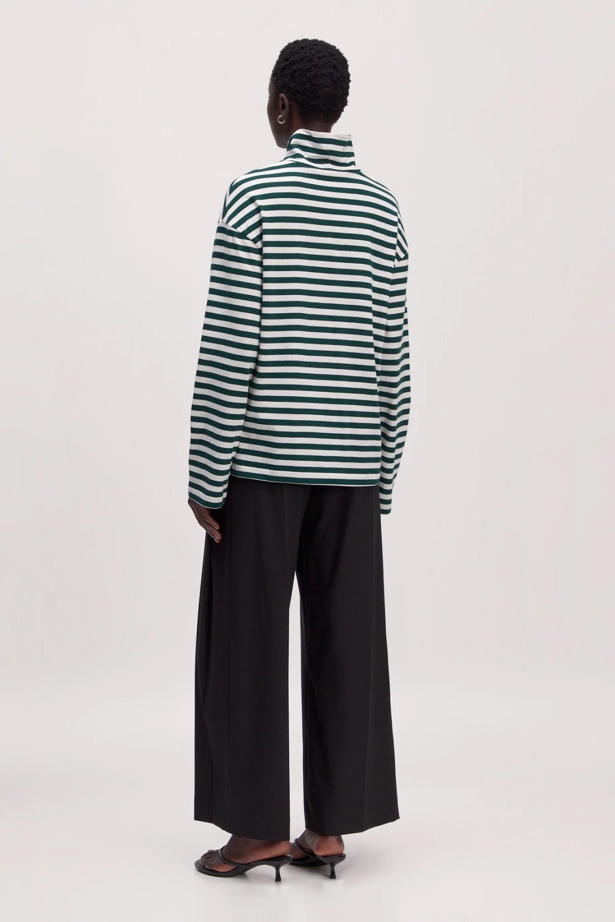 Longsleeve Kalena - grün gestreift