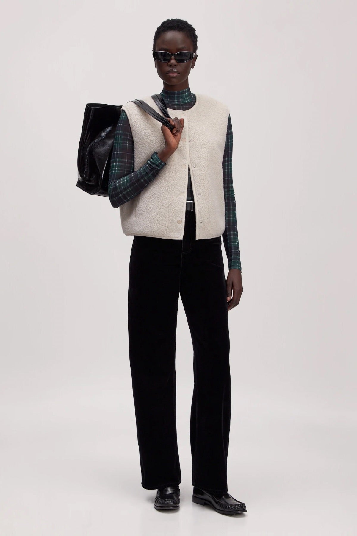 Teddyweste Harlow - creme