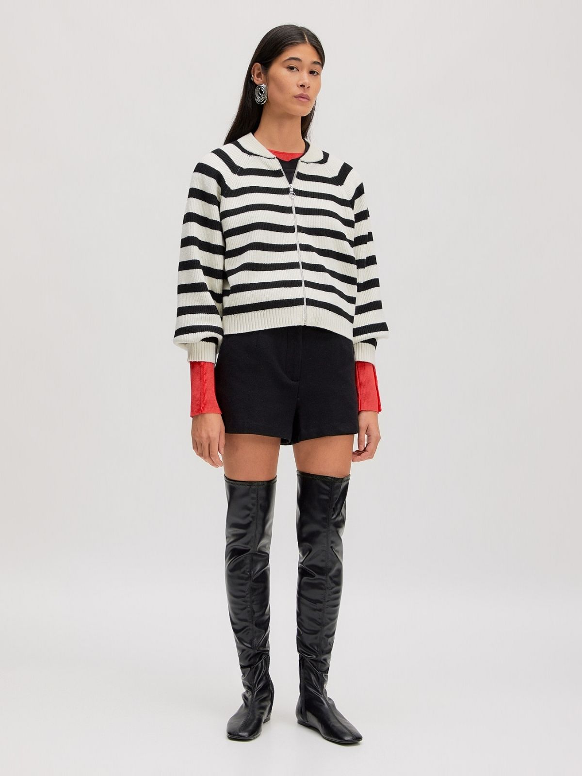 Cardigan Rani - gestreift