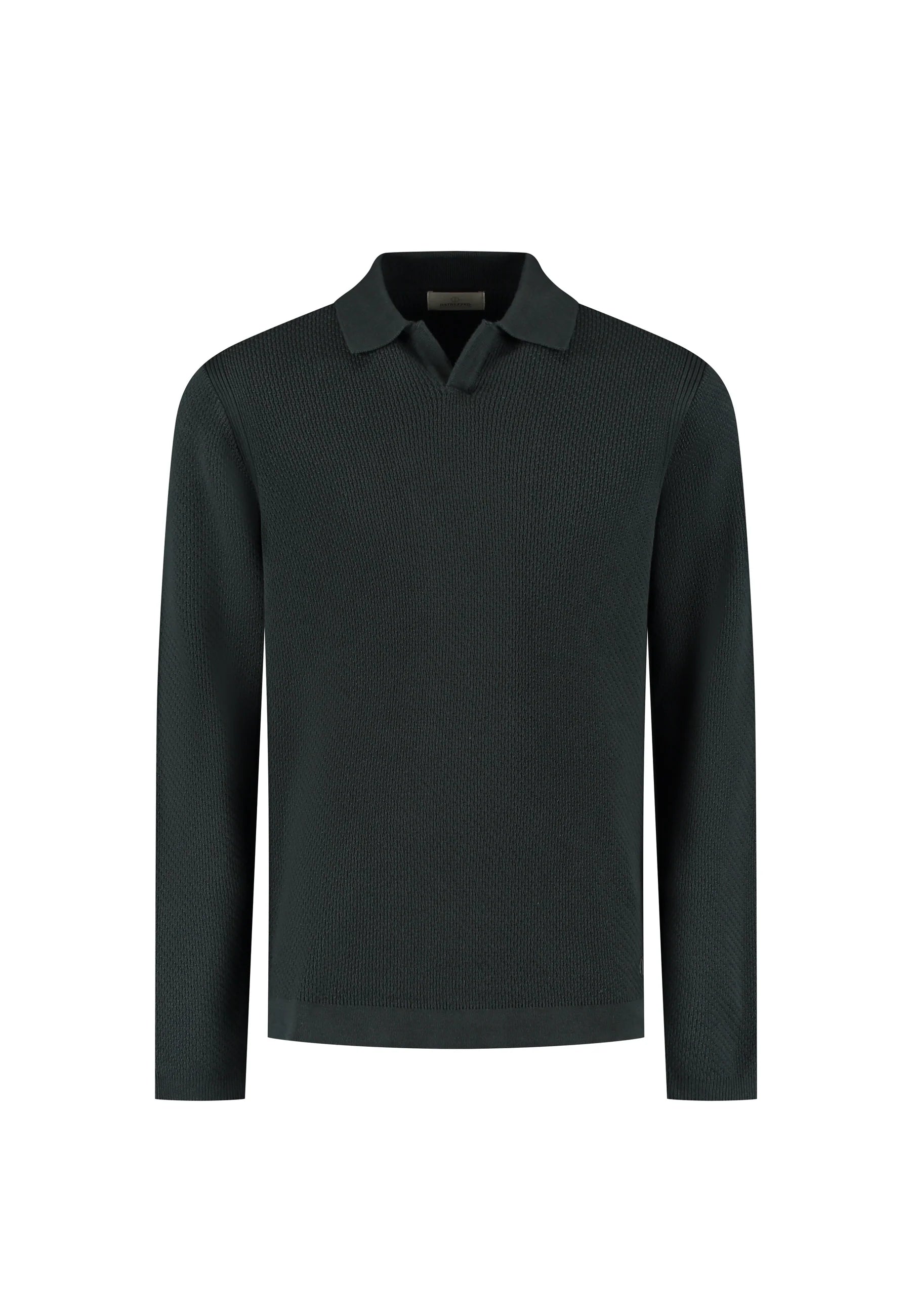 Longsleeve Polo Kostas - dunkelgrün
