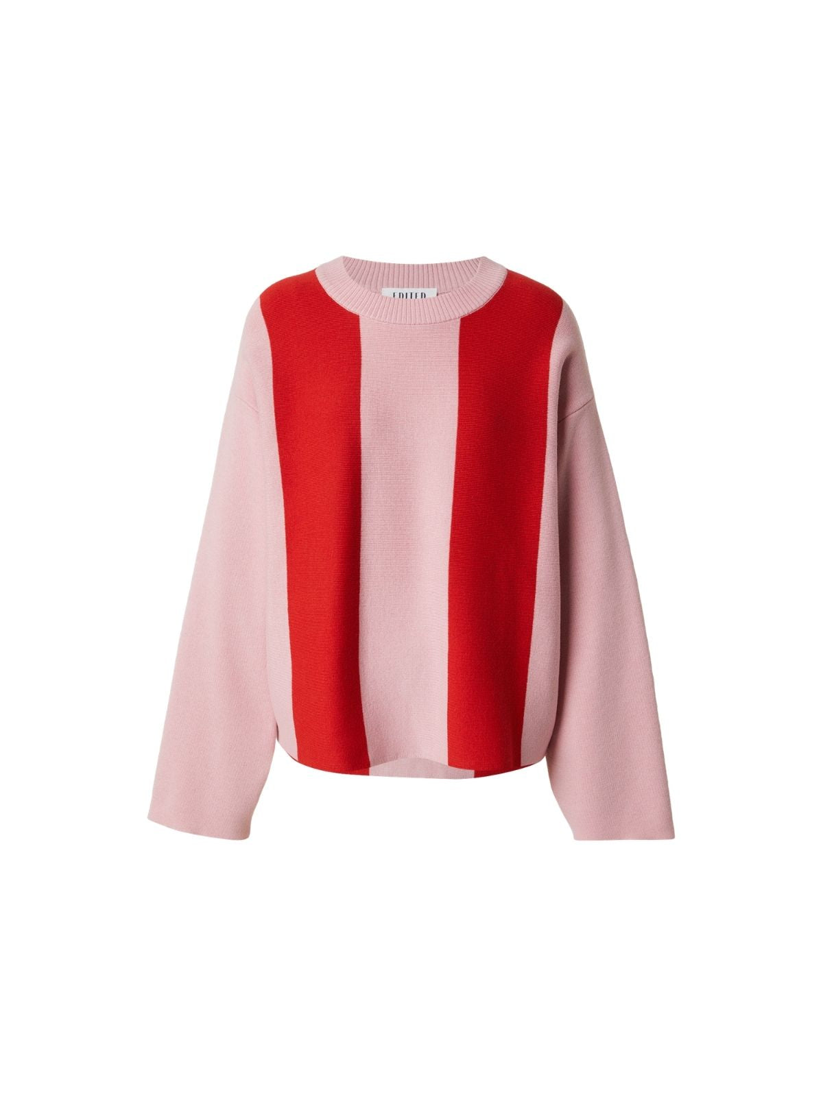 Pullover Bodil - orange pink gestreift